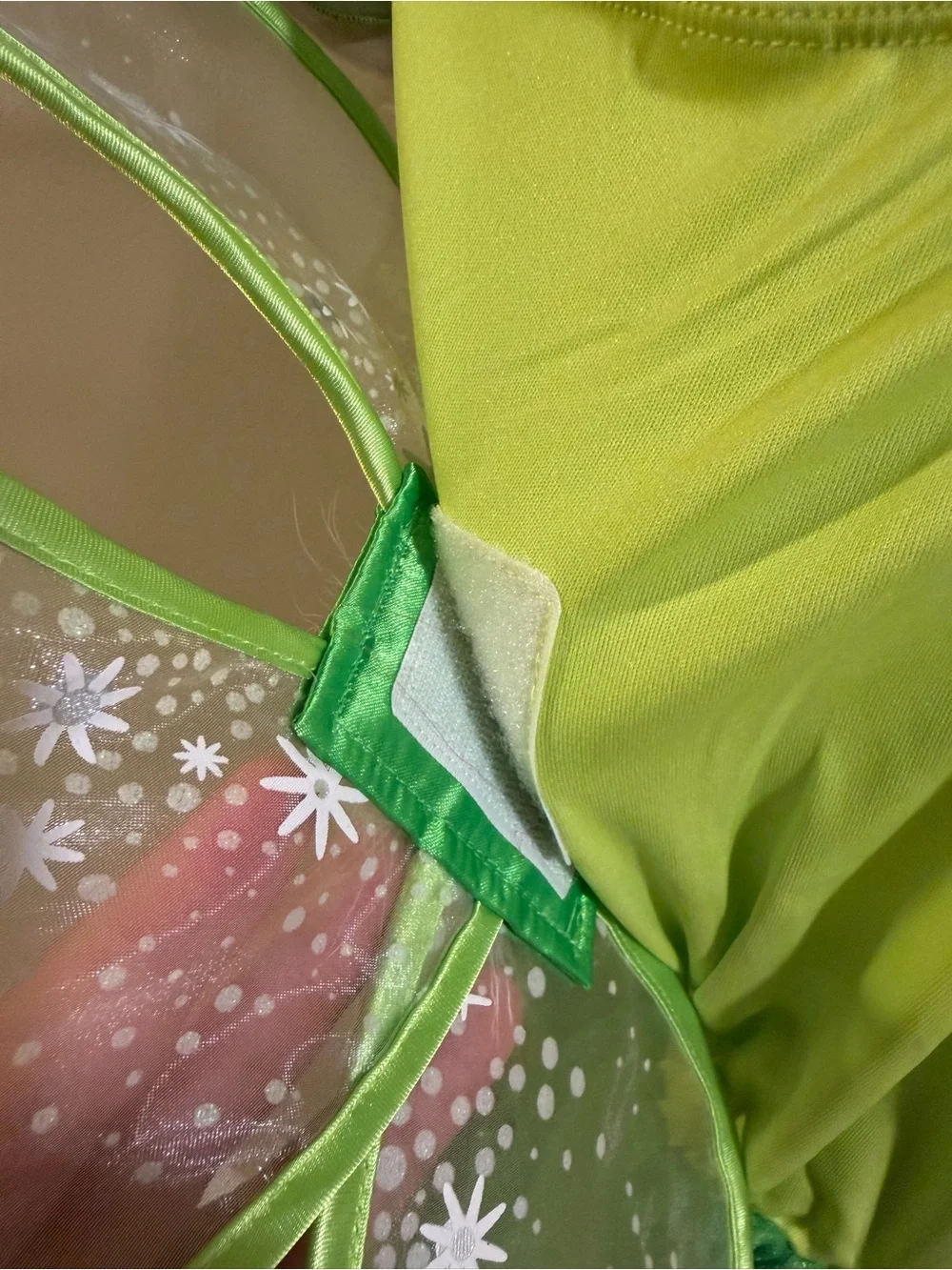 Disney TinkerBell Fairy Costume with Pink Floral Accents